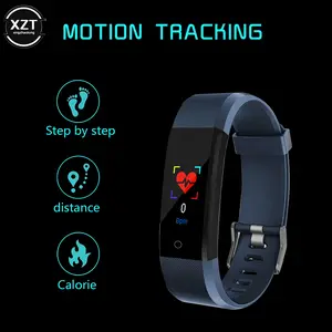 Color Screen Smart Bracelet Heart Rate Running Blood Pressure Health Monitoring Sports Bracelet