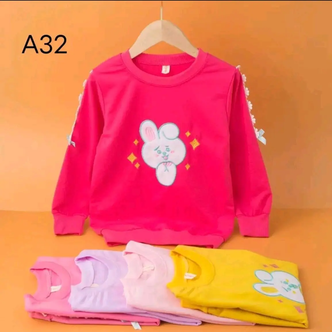 Sweater Anak Usia 4-10 tahun Kaos Anak cewek Lengan Panjang ,Sweater Anak Perempuan Lembut Baju Motif Gambar Lucu