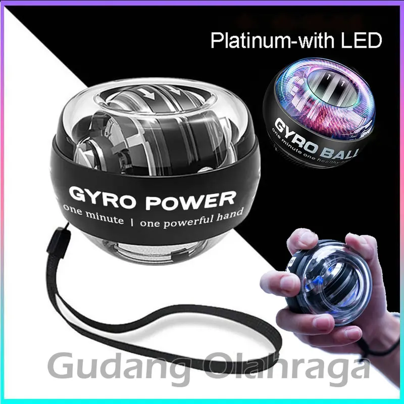 Power Wrist Ball Alat Latihan Tangan Wrist Ball Gyro Spinner Exercise - OUT180 0