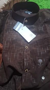 Product Review of Koko Embos Ajwah Daily muslim wear baju  kemko  Pria  Dewasa Lengan panjang koko Sultan Nyaman from R** 0