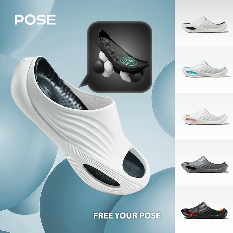 【flash sale 【Up to size 47 POSE relax-air  Đế Bằng DéP lốp thoải  sốc đế dày ngoài trời nam nữ nam nữ giải trí dành cho cặp đôi dễ phối đồ dễ phối đồ dễ thương và đẹp trai nhiều màu mới về P1257306 Shoes GiàY