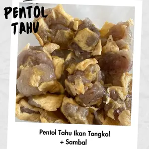 Pentol tahu ikan cakalan free  Sambal