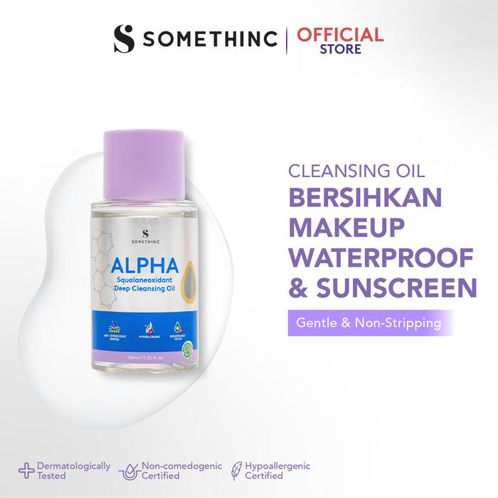 Gambar SOMETHINC Alpha Squalaneoxidant Deep Cleansing Oil - 40 ml dari Somethinc Kota Tangerang 5 Tokopedia