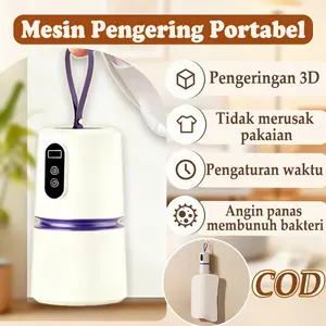 【COD】Mini Mesin Pengering | Celana Dalam & Kaos Kaki Kering Hari Itu Juga, Wajib Bawa Saat Traveling!