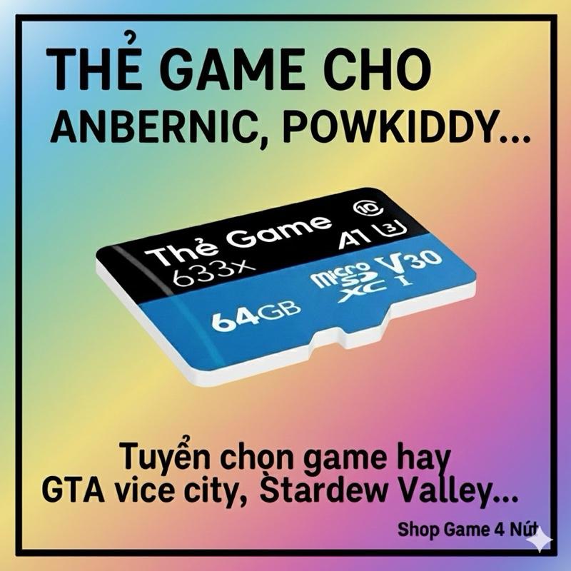 Thẻ nhớ cho máy chơi game cầm tay - Batlexp G350 M22 Pro Powkiddy V20...