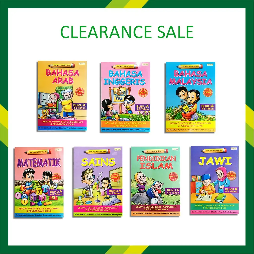 [CLEARANCE SALE] Siri Asas & Pengukuhan Activity Book Buku