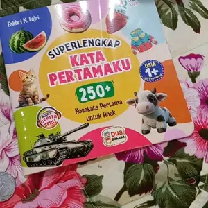 Buku Ceria 250 Kata Pertamaku Super Lengkap || Audio Book || Buku Balita II Buku Anak 1th+ II Buku Anak 2th || Buku Anak 3th || Buku Bayi 2 Bahasa || Buku Anti Speach Delay