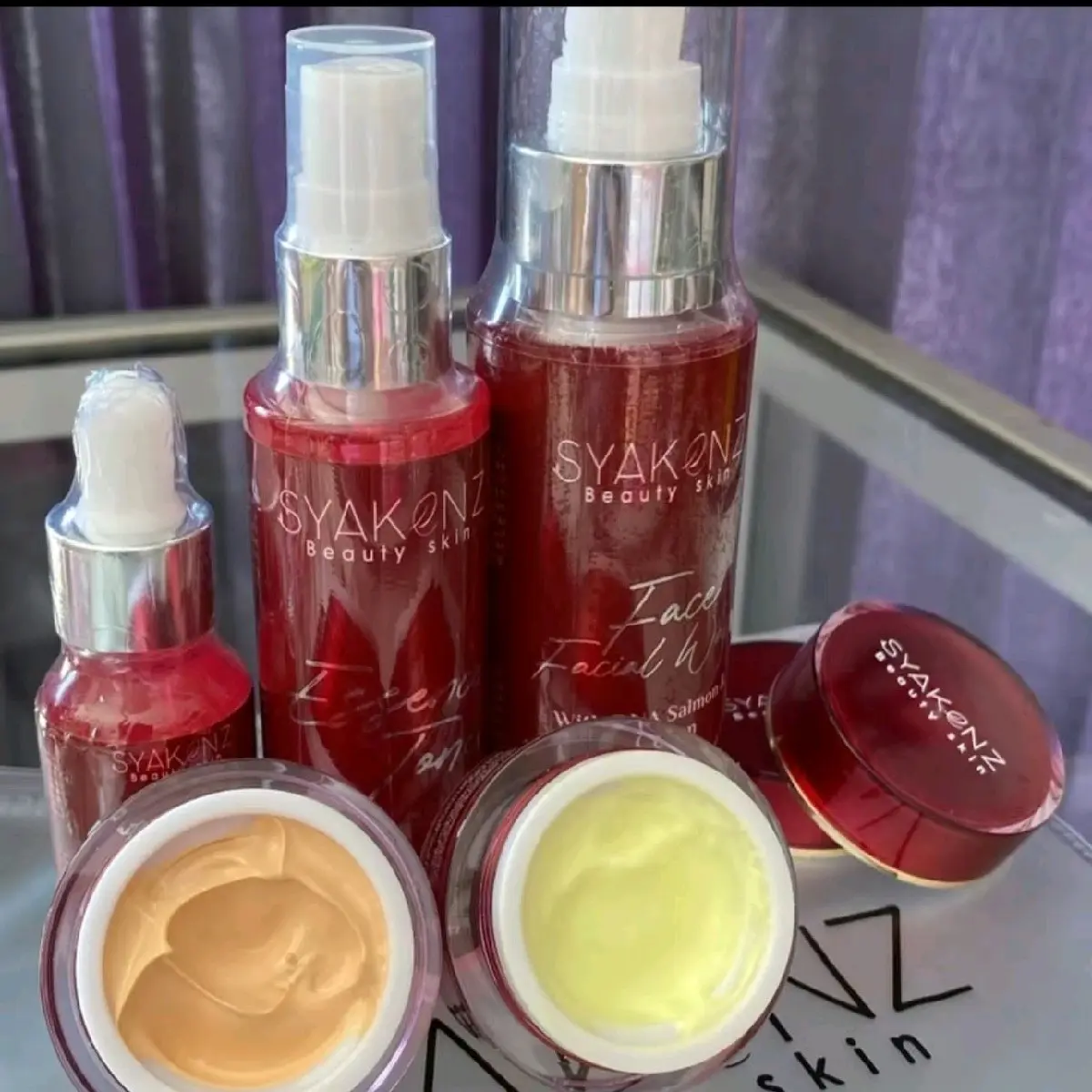 1 paket syakenz beuty skin pemutih wajah 10× lebih cepat memutihkan dari skincare biasa