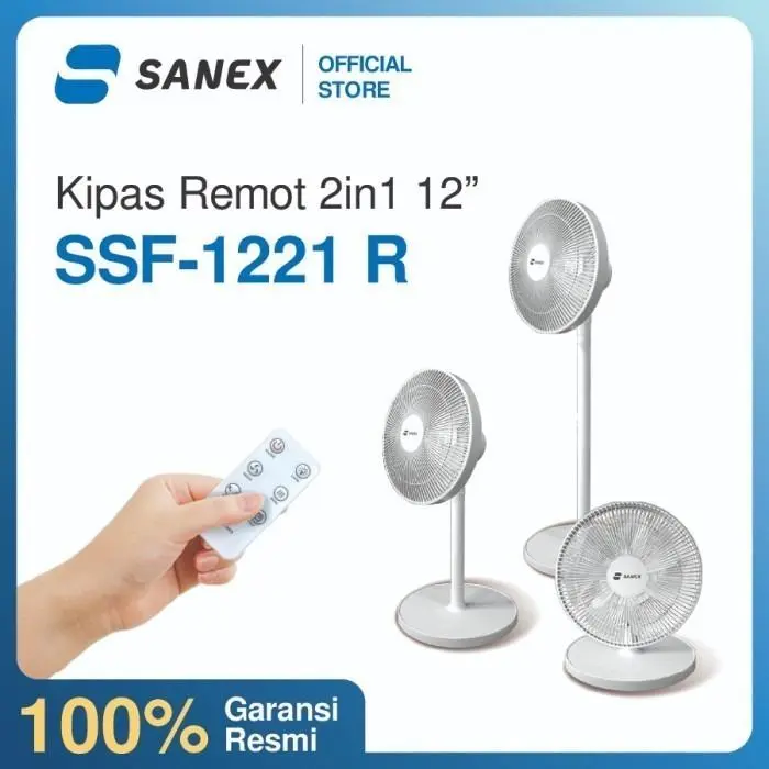 Sanex Kipas Angin Standing Siwon SSF-1221R Remote