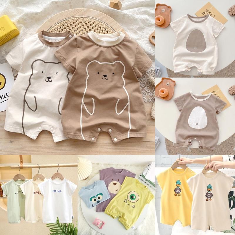 Bodysuit Bé Sơ Sinh Cổ Polo Phong Cách Hàn Quốc, Áo Liền Thân Cho Bé Trai Bé…