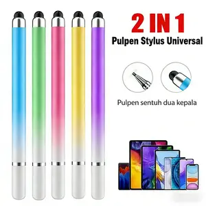 【COD】Terbaru Pen Sentuh Kepala Ganda Warna Gradien Pen Tulis Tangan Tablet Ponsel Edit Lukisan Pen Kapasitif