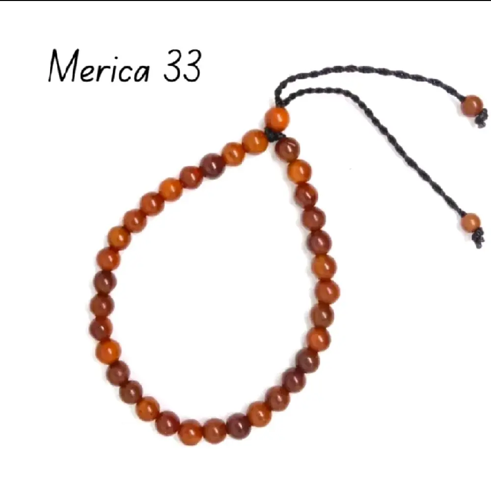 Merica 33 Gelang Kaoka Merica Coklat Asli dengan Desain Sederhana