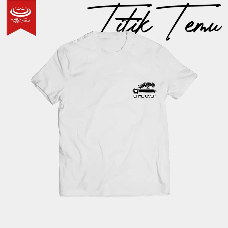 T-Shirt Titik Temu - DUNIAWI 6 |  Kaos Katun Combed 24s Baju Distro Pria Wanita Katun 4