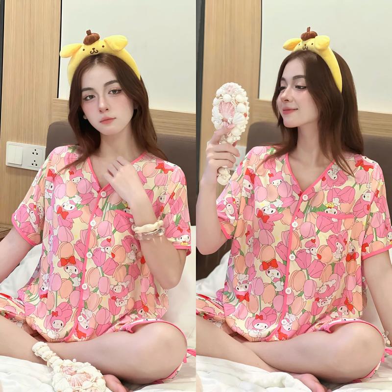 Bộ lửng Bầu tole suông viền nổi cổ tim xinh xắn dễ mặc Nữ Áo