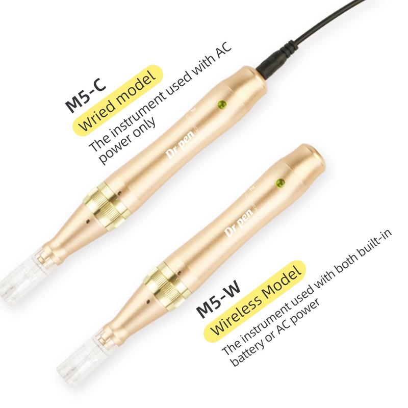 Product Introduction of Dr.pen M5 & 10pcs Nano Cartridges Wired and Wireless Derma pen Beauty pen Skin care Tool 1
