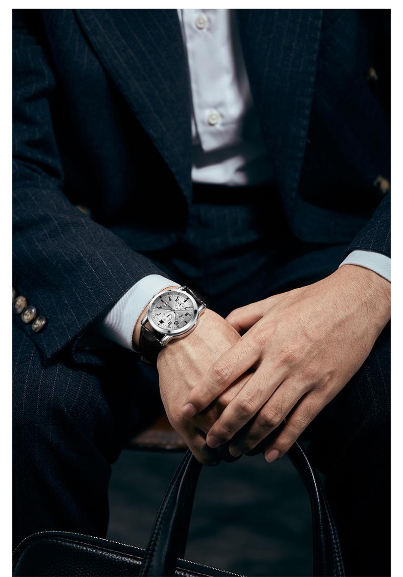 Product Introduction of Sunlifex Jam Tangan Pria Original Anti Air Kuarsa Tali Kulit Jam Tangan Cowok  Watches  SL7004 15