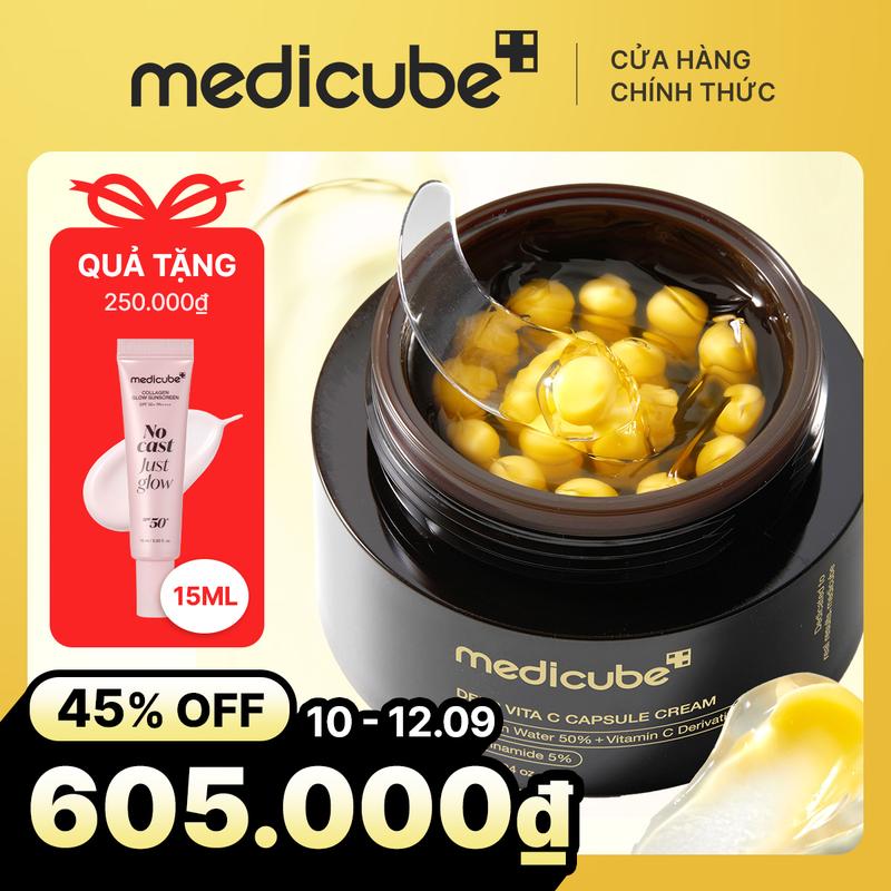 Kem dưỡng viên nang sáng da mờ thâm l Deep Vita C Capsule Crea