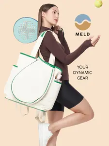 MELD HAZEL Tas Padel Tennis Badminton Gym Tas Olahraga Large Tote Bag Aesthetic  Elegan Premium Waterproof  Multifungsi [PL-06]