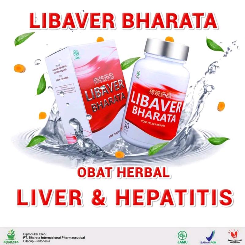 Libaver Bharata | Herbal Hepatitis A B C D E - Liver Herbal Fungsi Hati 50 Kapsul 0