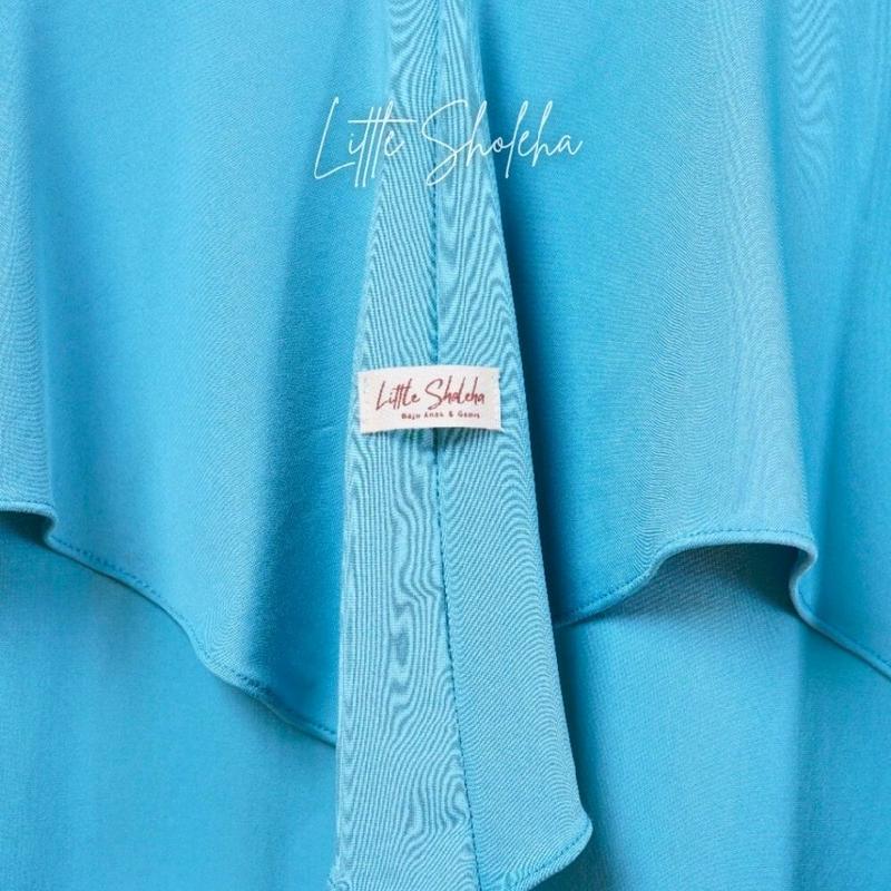 gamis anak syar'i polos umur 3-8 tahun 6