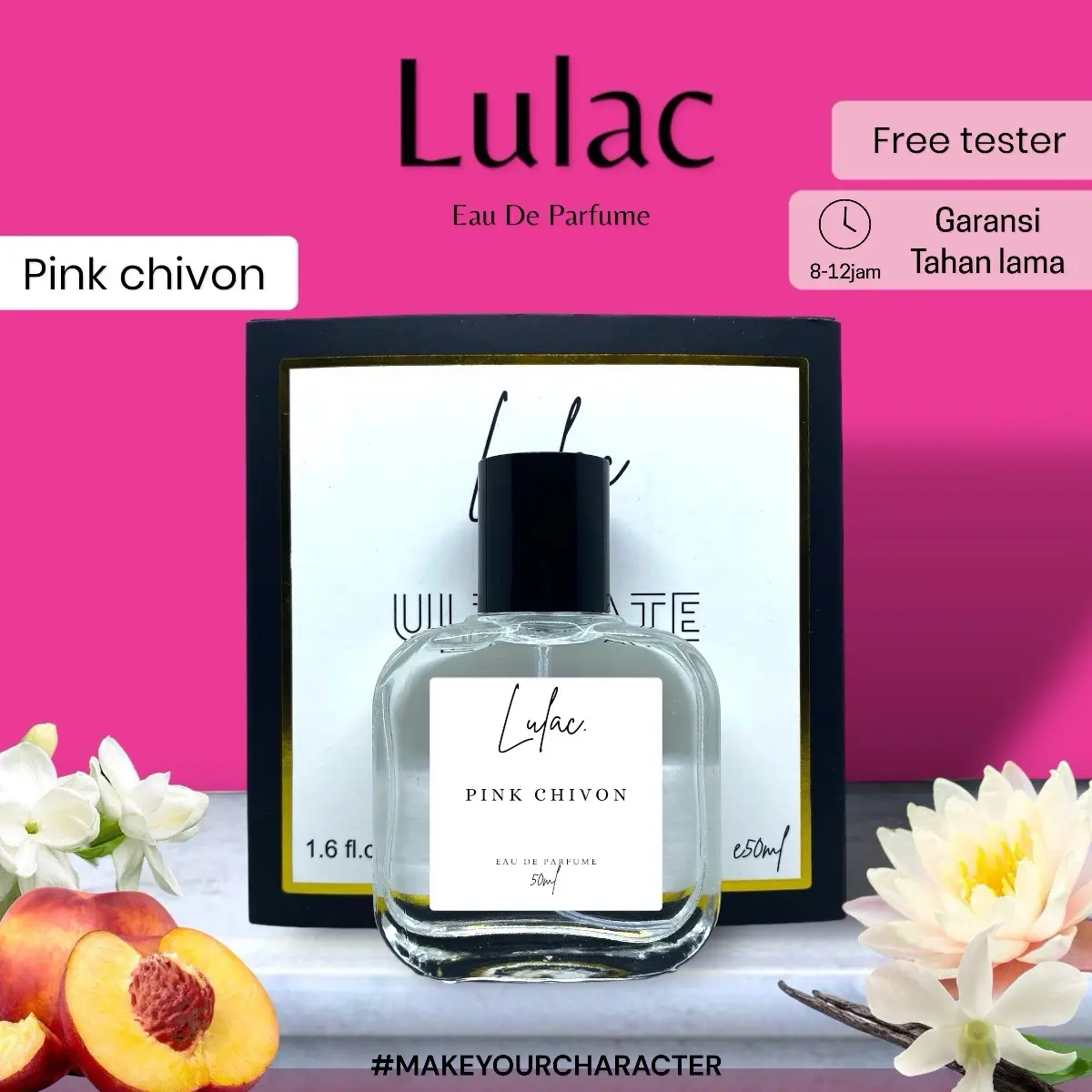PINK CHIVON - Perfume wanita aroma fresh Wangi by lulac Remaja