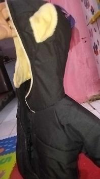 Product Review of Jaket Parasut Anak Perempuan Dan Laki Laki Hoodie Bulu Untuk Umur 6 Bulan Sampai 12 Tahun Bahan Tahan Air daily regular fit mantel & jaket imut Hitam Pink from K**a 2