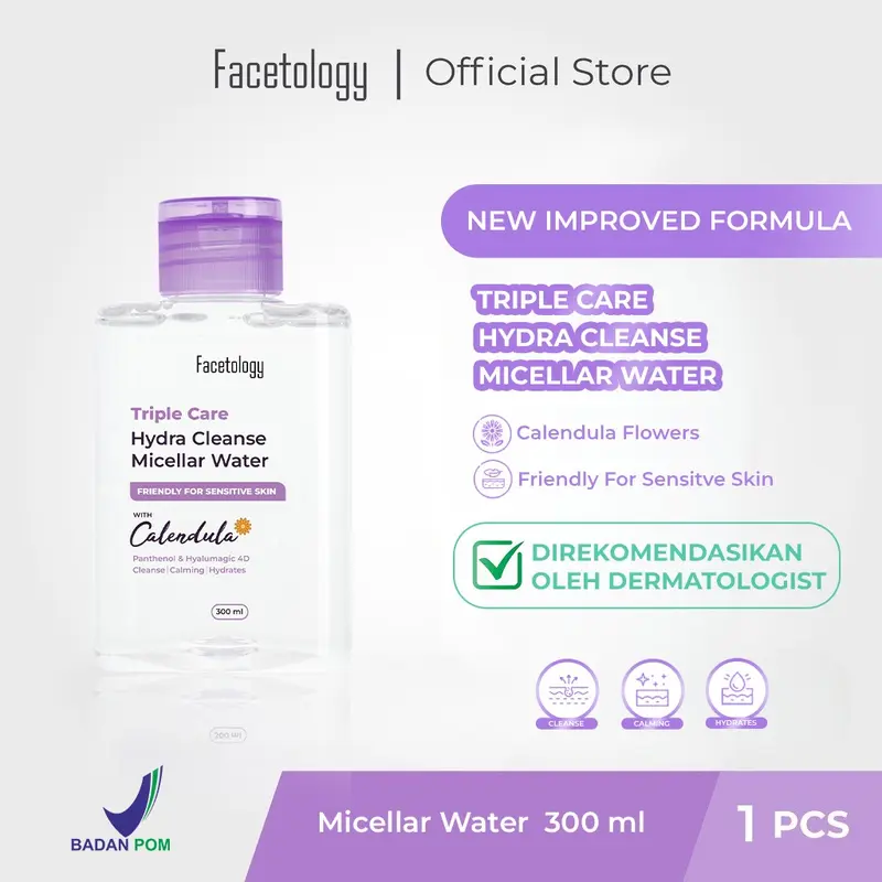 FACETOLOGY Micellar Water-Pembersih Make Up 1
