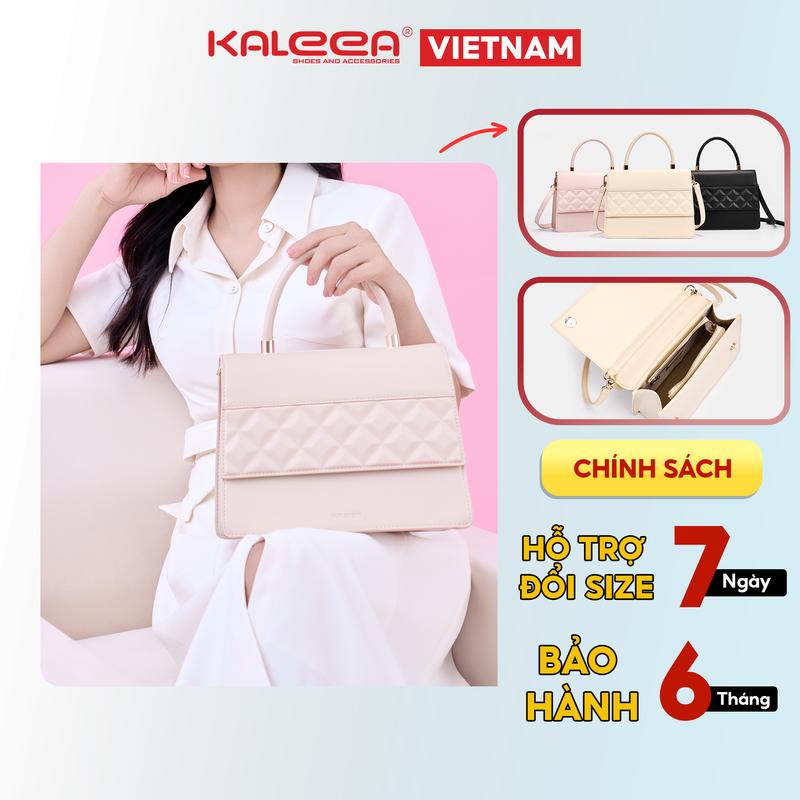 KALEEA JX08 - Túi Xách Nữ Túi Đeo Chéo Hàng Hiệu Thanh Lịch Điểm Vân Sang Trọng Size 26cm