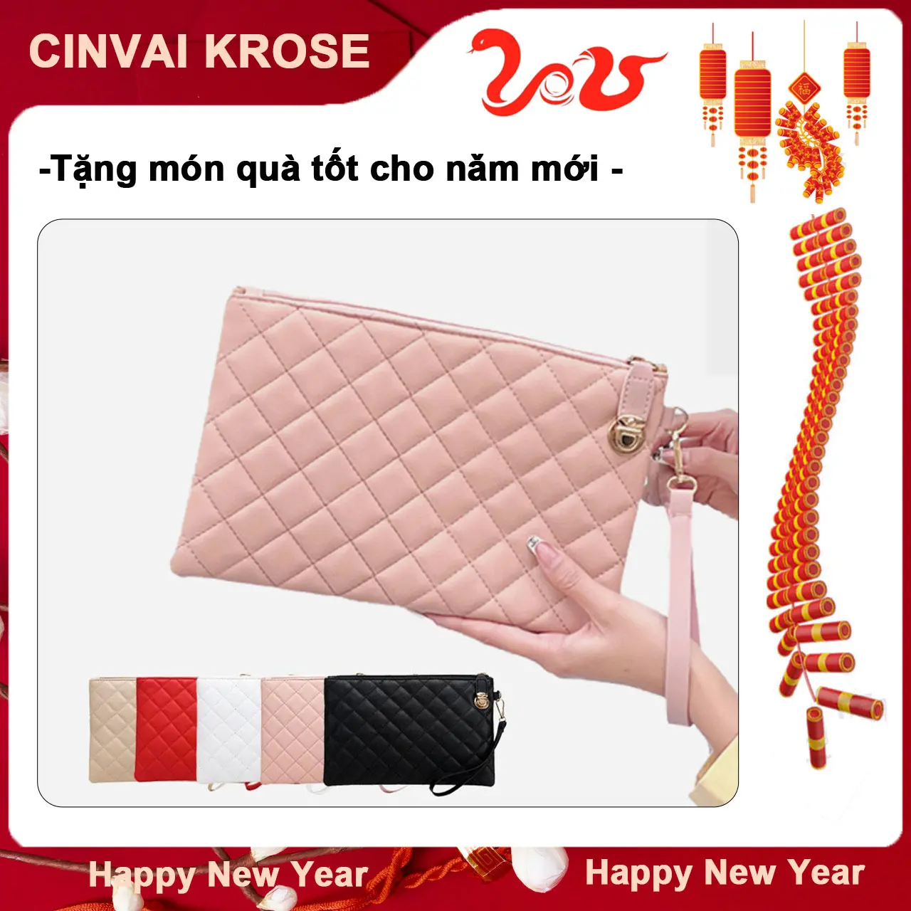 Ví Nữ, Ví Cầm Tay, Sức Chứa Lớn, Túi Đựng Mỹ Phẩm, Túi Đựng Điện Thoại Di Động, Túi Đựng Đồ Thêu Hình Thoi Thời Trang, Thích Hợp Cho Sức Chứa Lớn Lady Clutch
