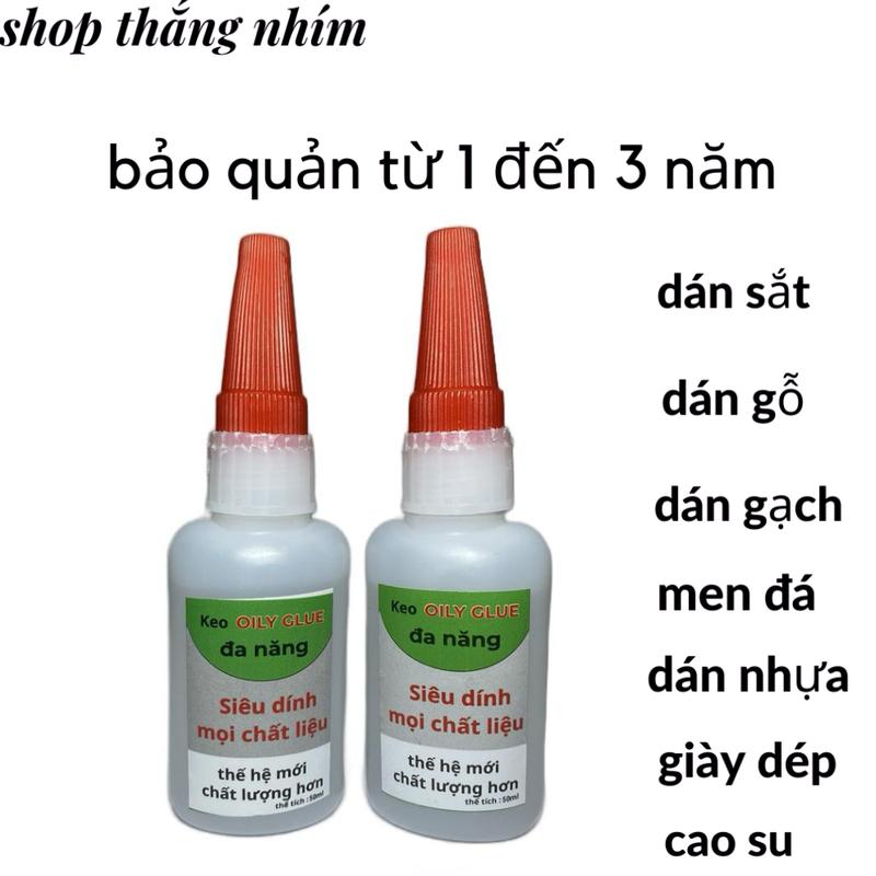  Keo OILY GLUE 2 lọ lớn đa năng gấp 50 lần keo 502 