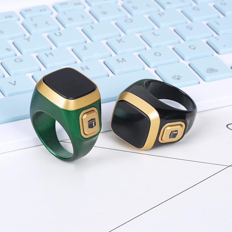 Tasbih Tally Counter Ring for Muslims Tasbeeh Cincin Zikir Tasbih Etnik 3 in 1 Adjustable Penyesuai Ring Karet