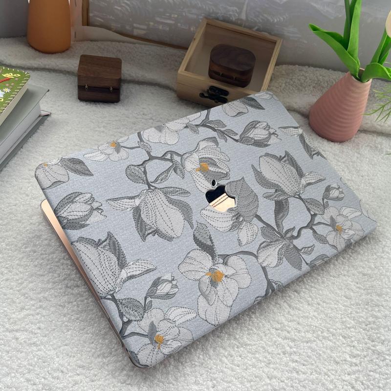 Product Introduction of Flower Camellia MacBook Case Protect Cover for Macbook Pro 14 Case Macbook Air 13 Case Pro 13 Case, Pro 15, Pro 16, Macbook Pro Case 25