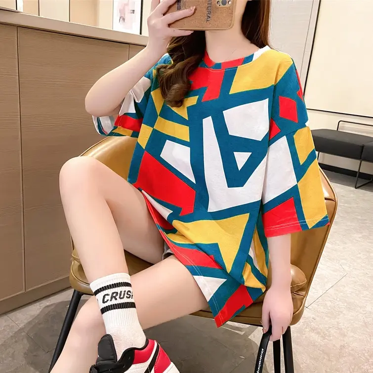 Kaos Oversize IMPORT LiZona ~ Baju Jumbo Big Size Fullprint Shape 0