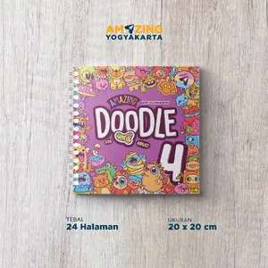 Amazing Doodle for Adult #4 - Buku Mewarnai