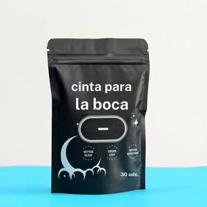 Cinta para dormir labios, protector bucal de tela elástica, cinta labial Queen, material premium, mantiene los labios cerrados durante el sueño, cómoda y eficaz