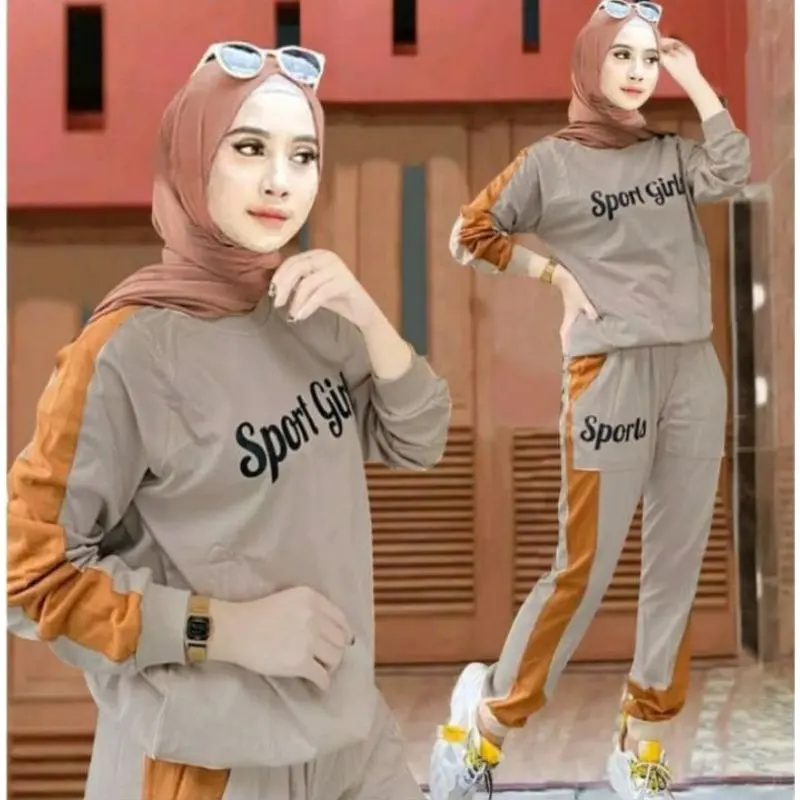 COD☑️SET SPORT GIRL/2 SIZE/L-XL/TRAINING SET/SET OLAH RAGA MUSLIM/SET KEKINIAN/SET TERBARU/GOODQUALITY