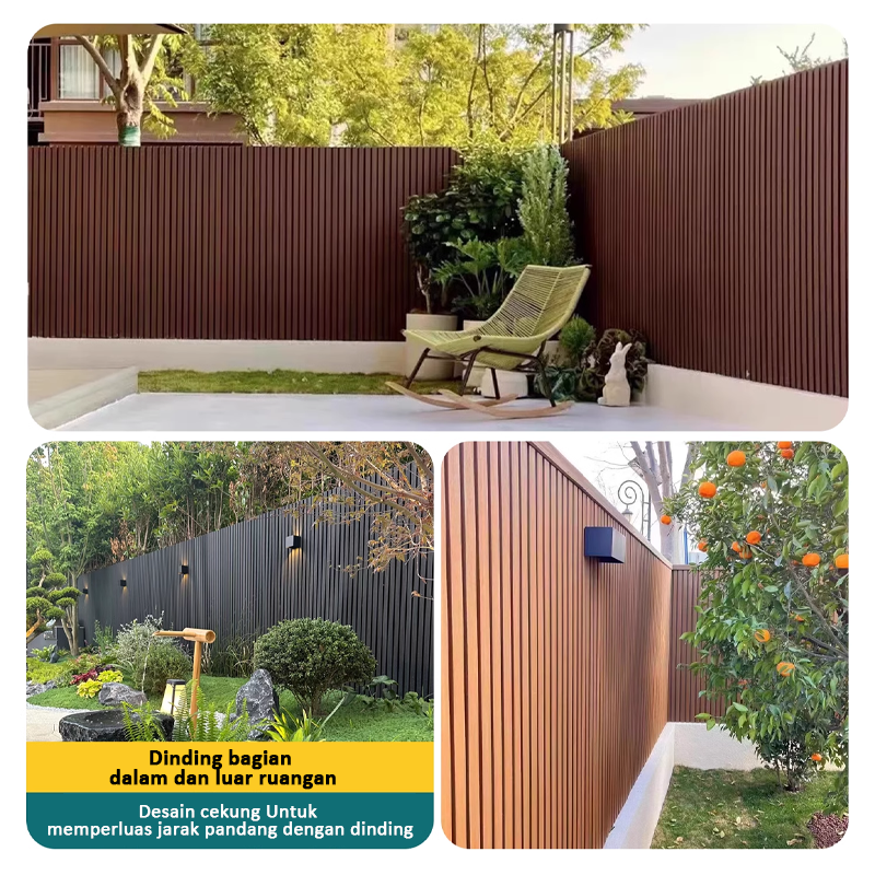 Jual Wood Panel Wall Cladding/WPC Panel PVC Wall Panel Board/Kisi Kisi ...