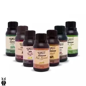 ￼Toffieco Pasta Perisa Makanan 100g Coklat Vanilla Butter Strawberry Green Tea Mangga Pandan Mocca Blackforest Rum Bakar Red Velvet Talas