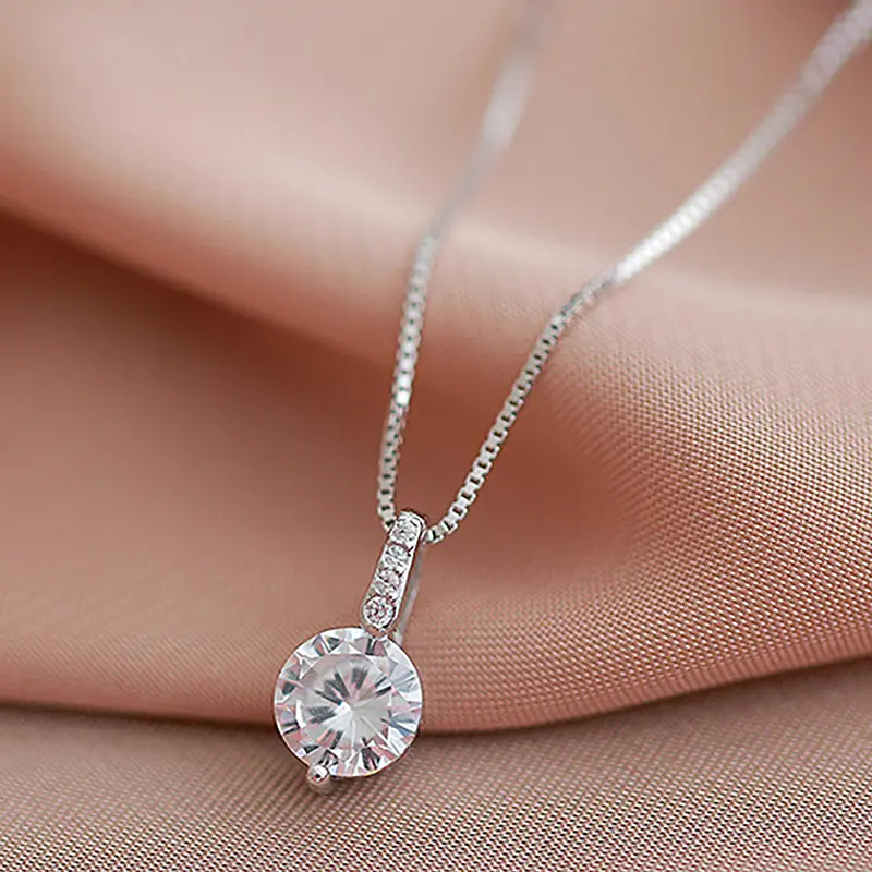Vòng Cổ Hình Giọt Nước, Sáng Bóng, Dành Cho Phụ Nữ, Mặt Dây Chuyền Giọt Nước Zircon, Vòng Cổ Dây Chuyền Xương Đòn Quà Tặng Ngày Lễ Tình Nhân Trang Sức Tiệc Cưới