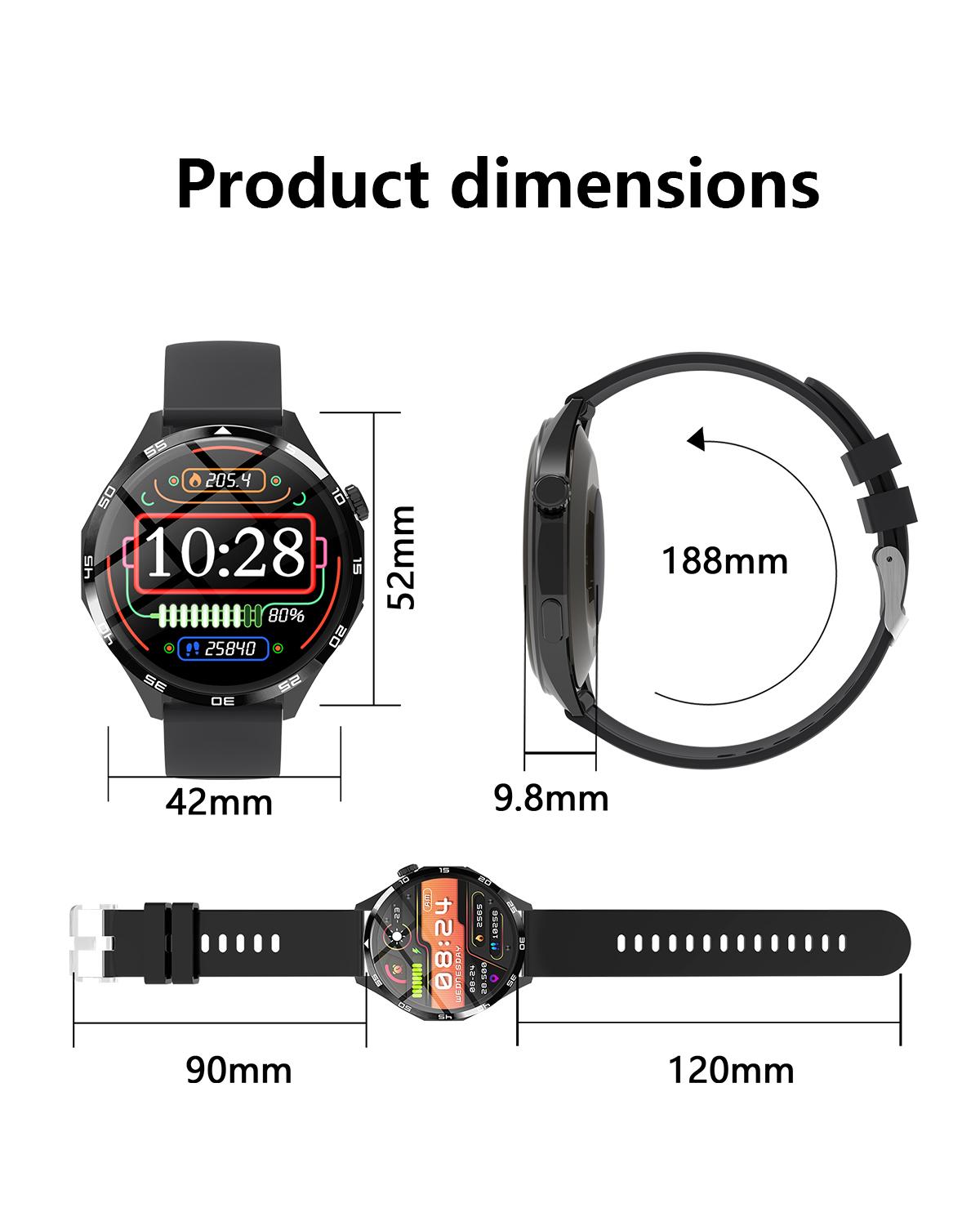 Jam tangan pintar baru 2026, panggilan Bluetooth, jam tangan pintar dengan tampilan khusus, jam tangan pintar olahraga untuk pria dan wanita, monitor kesehatan, jam tangan pintar untuk pria.