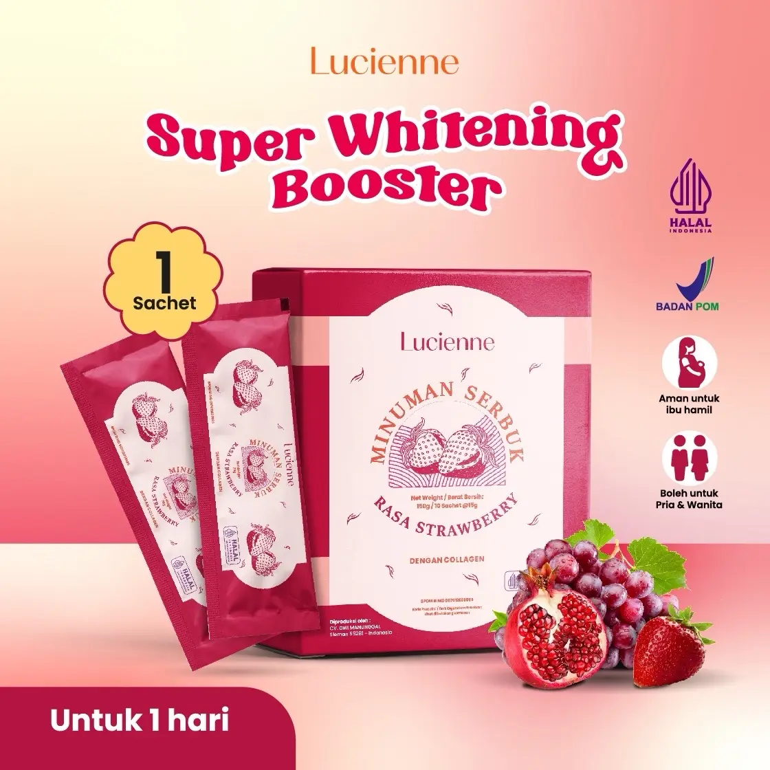 Collagen Drink Lucienne (Super Whitening Booster) 1 Sachet