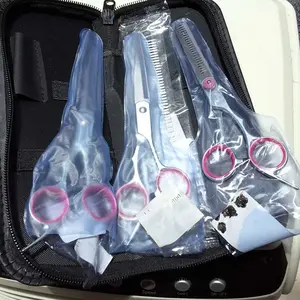 FOLOPETS Set Gunting Grooming Hewan Profesional Stainless Steel 6 Inci untuk Anjing dan Kucing