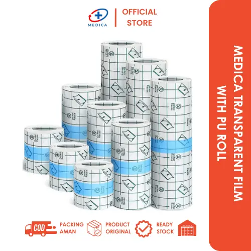 Tranparent Film Dressing Roll PU Film (Harga per 1 Meter)