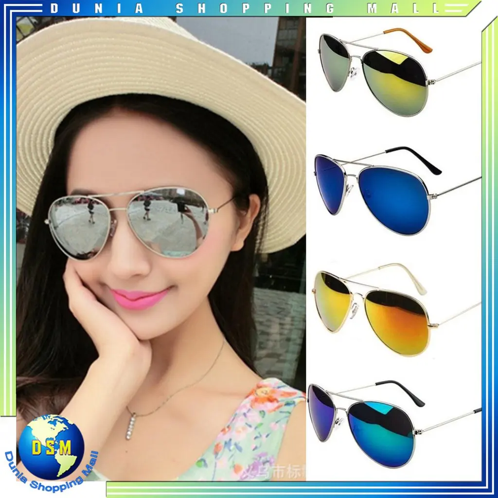 DSM KACAMATA FASHION 5669 BAHAN METAL KACAMATA MATAHARI/KACAMATA WANITA /KACAMATA PANTAI