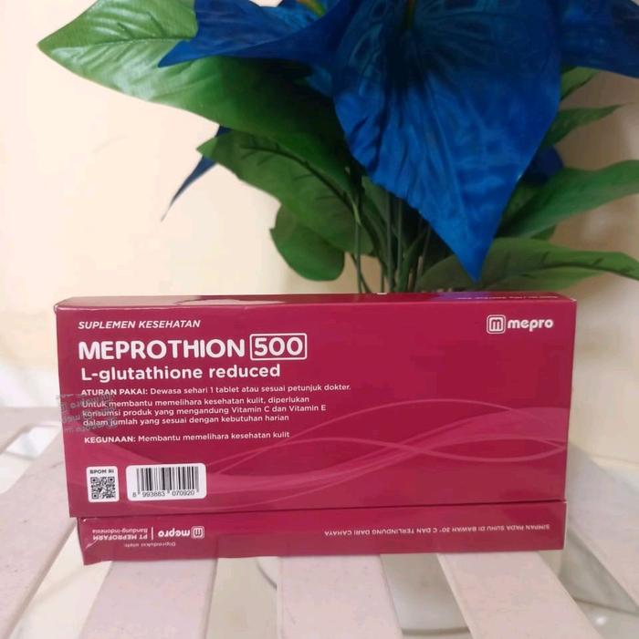 Jual MEPROTION 500 MG 1 BOX ISI 30 TABLET ORIGINAL PRODUK / MASTER ANTI OKSIDANT/ MENCERAH KAN KULIT - Kota Administrasi Jakarta Timur - Gusta Farma