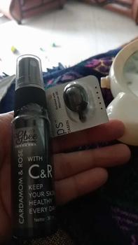 Product Review of Cardamom & Rose Water Serum Jerawat  Gbee Glow Beauty / BPOM / COD / Free Gift from u**9 0
