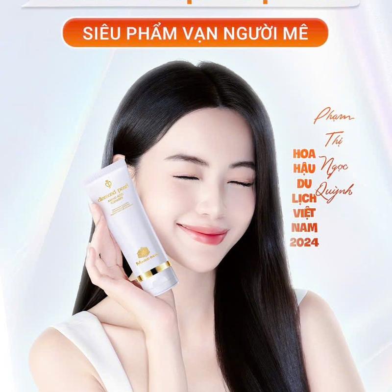  Sữa rửa mặt bọt ngọc trai mẫu mới Magic skin 