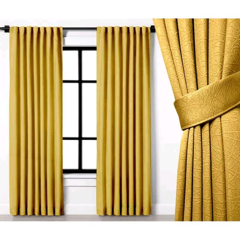 Gorden Glosy Serat Safron Segitiga Abstrak 4