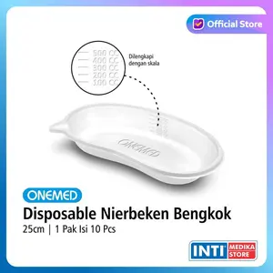 Produk Baru!! - ONEMED - Disposable Nierbeken Bengkok 25cm Pak isi 10pcs