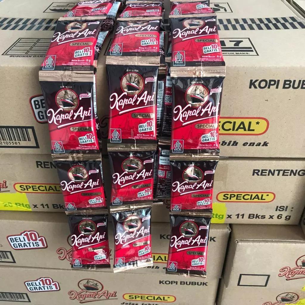 Kopi Kapal Api Special Tanpa Gula 6gr 10+1 Saset Coffee Bubuk Kopi Kapal Api Special Tanpa Gula 6gr 10+1 Saset Coffee Bubuk